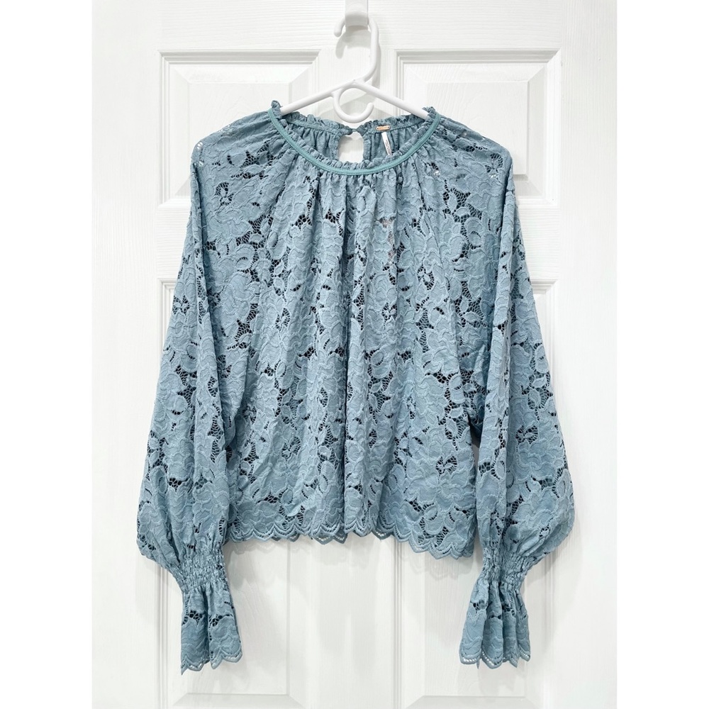 Free People Olivia Lace Top